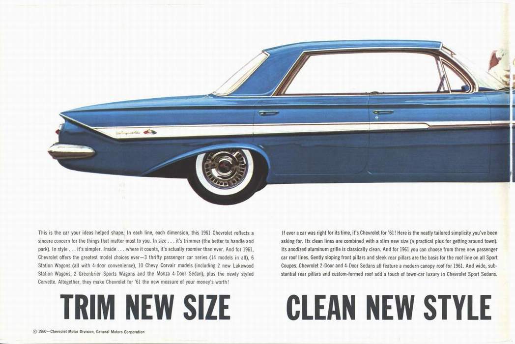 1961 Chevrolet Brochure Page 2